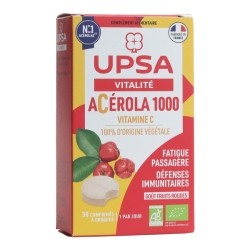 UPSA vitalité Acérola 1000 Bio comprimés à croquer