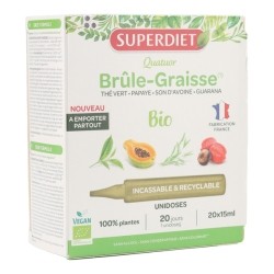 Superdiet Quatuor brûle-graisse bio en unidoses