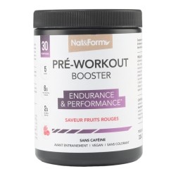 Nat et Form Pré Workout Booster poudre