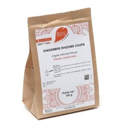 Iphym gingembre rhizome coupé pour tisane