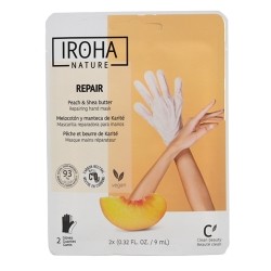 Iroha Nature Masque mains réparateur pêche et karité