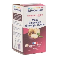 Comprimés Maca Ginseng Gingembre de Juvamine