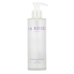 La Rosée flacon vide de shampoing en verre