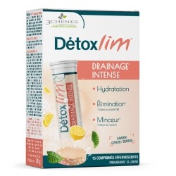 Les 3 Chênes Détoxlim drainage intense comprimés effervescents