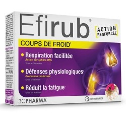 Les 3 chênes Efirub coup de froid comprimés