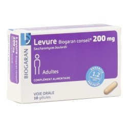Levure 200 mg Adultes Biogaran gélules