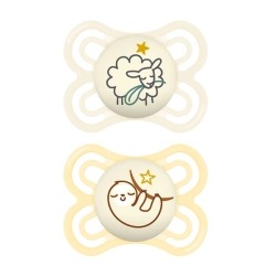 MAM Perfect Nuit Sucette symétrique silicone 2-6 mois