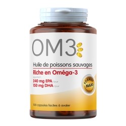 Capsules OM3 Huile de poissons sauvages