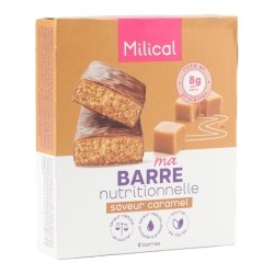 Milical Barre saveur caramel Hyperprotéinée