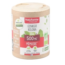 Nat et Form Ecoresponsable Ginkgo biloba Bio gélules
