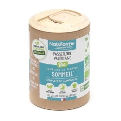 Nat & Form Sommeil bio gélules Passiflore et Valériane