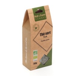 Tisane Nat et Form bio Feuilles de Thé vert