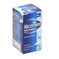 Nicotinell 4 mg menthe fraîcheur gomme