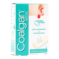 Coalgan mèche hémostatique