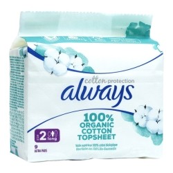 Always Cotton Protection Serviette hygiénique Long Bio