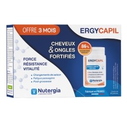 Nutergia Ergycapil gélules cheveux ongles fortifiés