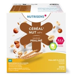 Nutrisens Céréales hyperprotéinées Praliné Céréal Nut HP+