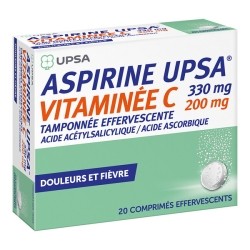 Aspirine vitaminée C Upsa comprimé effervescent