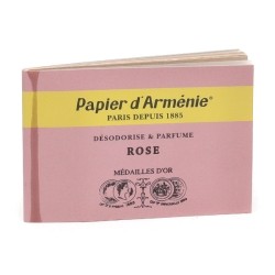 Papier d'arménie rose 36 lamelles