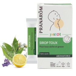 Sirop bio toux grasse et sèche Aromaforce pour enfant