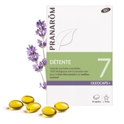 Pranarom capsules Oléocaps 7 Bio Détente sommeil