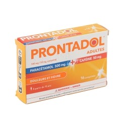 Prontadol adulte Paracétamol 500 mg/ caféine 50 mg comprimé