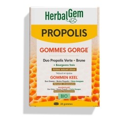 Gommes gorge bio Herbalgem à la propolis