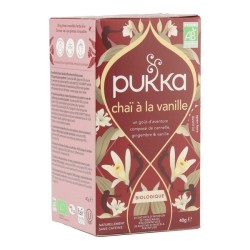Pukka tisane chaï à la vanille biologique sachets