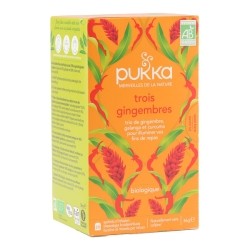 Pukka Tisane Trois gingembres sachets
