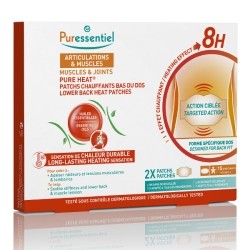 Patchs chauffants aux huiles essentielles Puressentiel pour douleurs lombaires