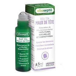Olioseptil Roller maux de tête aux huiles essentielles