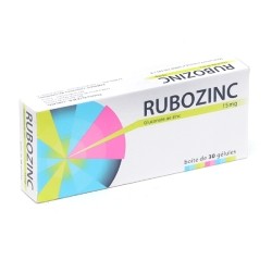 Rubozinc 15 mg gélules Acné
