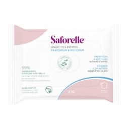 Saforelle Pocket lingettes intimes biodégradables