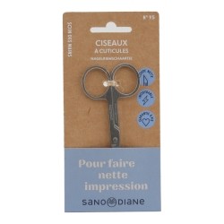 Sanodiane ciseaux à cuticules lames courbes