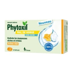 Phytoxil Mal de gorge pastilles miel