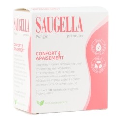 Saugella Poligyn Lingettes intimes sachets individuels