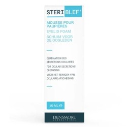 Steriblef mousse nettoyante hygiène paupières et cils