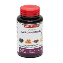 Gélules SuperDiet Quatuor Ballonnement