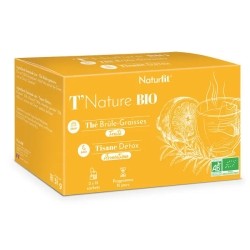 Thé brûle graisses et Tisane détox Bio Naturfit T'Nature