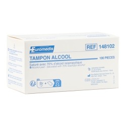 Tampon alcool 70% en sachet individuel