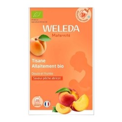 Weleda tisane allaitement bio pêche abricot sachets