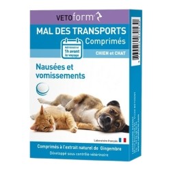 Vetoform mal des transports chien et chat comprimés