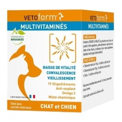 Vetoform Multivitaminés Chat et Chien Poudre
