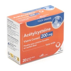 Acetylcysteine 200 mg Viatris poudre sachets