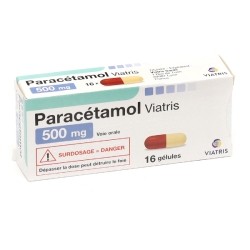 Paracétamol 500 mg Viatris gélule