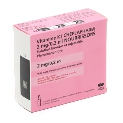 Vitamine K 1 bébé ampoule buvable
