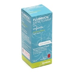 Fluimucil sirop expectorant 2 % enfants sans sucre