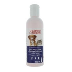 Shampooing tétraméthrine Antiparasitaire externe Chiens Chats Clément Thékan