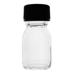 Cooper flacon verre transparent