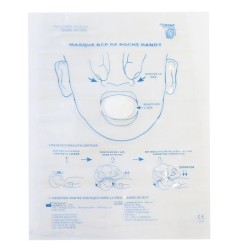 Masque Bouche à bouche RCP de Poche